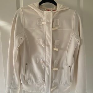 White Hooded Sweat Shirt